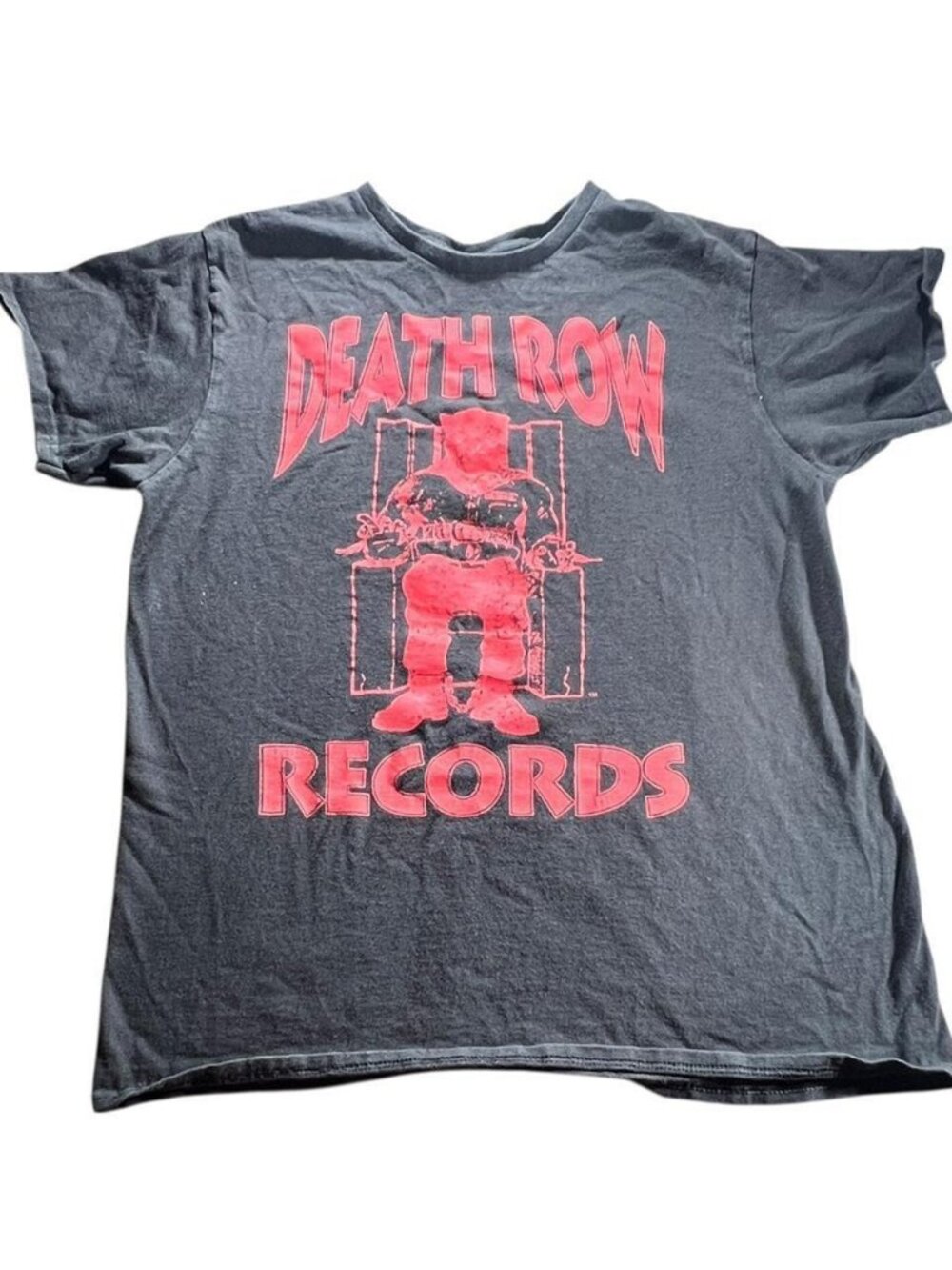 Death Row Records Black + Red Graphic Tee